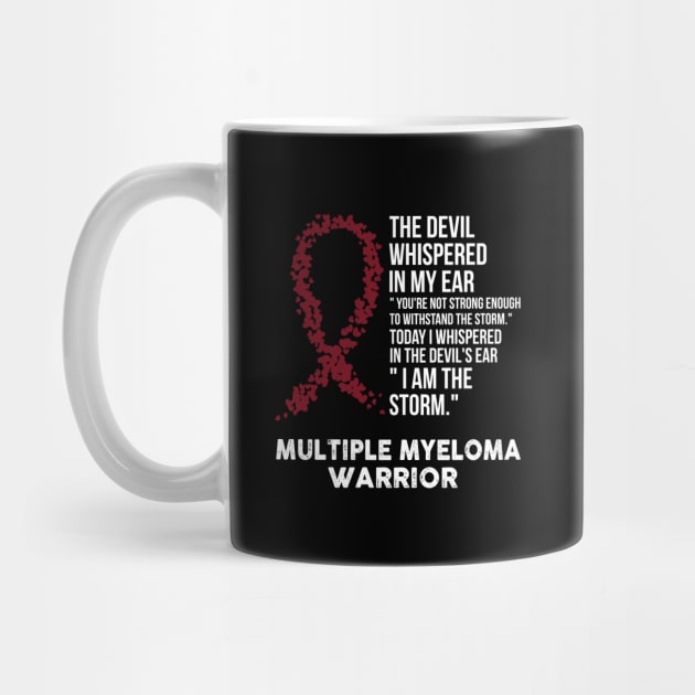 The Devil- Multiple myeloma Awareness Support Ribbon by HomerNewbergereq